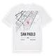 San Paolo karta t-shirt