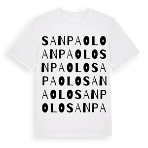 San Paolo ordlek t-shirt – ekologisk bomull t-shirt från Pinshirt