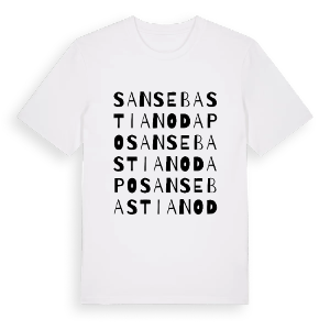 San Sebastiano da Po ordlek t-shirt – ekologisk bomull t-shirt från Pinshirt