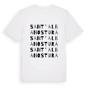 Sant'Albano Stura ordlek t-shirt – ekologisk bomull t-shirt från Pinshirt