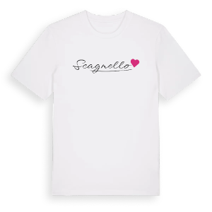 Scagnello hjärta t-shirt – ekologisk bomull t-shirt från Pinshirt