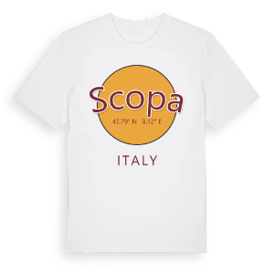 Scopa cirkel t-shirt – ekologisk bomull t-shirt från Pinshirt