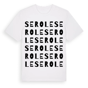 Serole ordlek t-shirt – ekologisk bomull t-shirt från Pinshirt