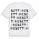 Settime ordlek t-shirt