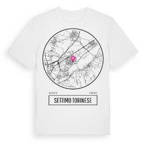 Settimo Torinese t-shirt – ekologisk bomull t-shirt från Pinshirt