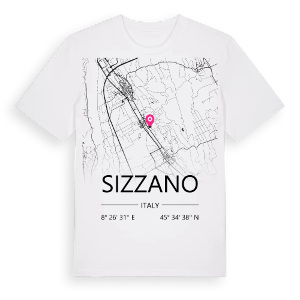 Sizzano karta t-shirt – ekologisk bomull t-shirt från Pinshirt