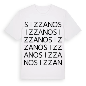 Sizzano ordlek t-shirt – ekologisk bomull t-shirt från Pinshirt