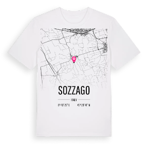 Sozzago karta t-shirt – ekologisk bomull t-shirt från Pinshirt
