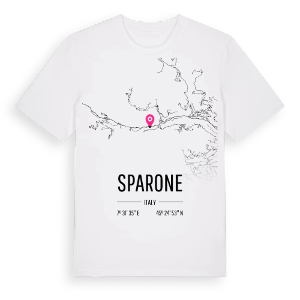 Sparone karta t-shirt – ekologisk bomull t-shirt från Pinshirt