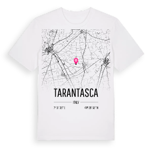 Tarantasca karta t-shirt – ekologisk bomull t-shirt från Pinshirt