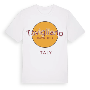 Tavigliano cirkel t-shirt – ekologisk bomull t-shirt från Pinshirt