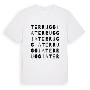 Terruggia ordlek t-shirt – ekologisk bomull t-shirt från Pinshirt