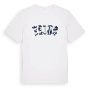 Trino college t-shirt – ekologisk bomull t-shirt från Pinshirt