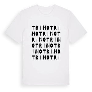 Trino ordlek t-shirt – ekologisk bomull t-shirt från Pinshirt