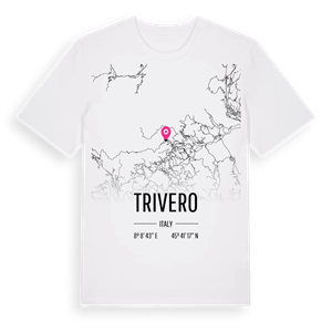 Trivero karta t-shirt – ekologisk bomull t-shirt från Pinshirt