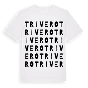 Trivero ordlek t-shirt – ekologisk bomull t-shirt från Pinshirt