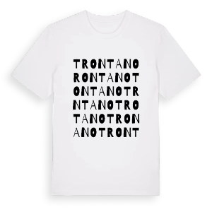 Trontano ordlek t-shirt – ekologisk bomull t-shirt från Pinshirt