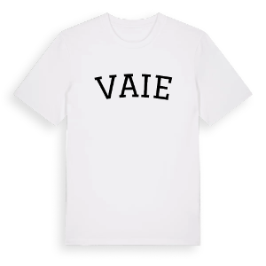 Vaie böjd t-shirt – ekologisk bomull t-shirt från Pinshirt