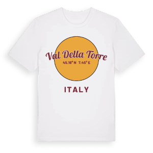 Val della Torre cirkel t-shirt – ekologisk bomull t-shirt från Pinshirt