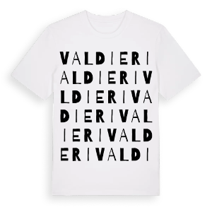 Valdieri ordlek t-shirt – ekologisk bomull t-shirt från Pinshirt