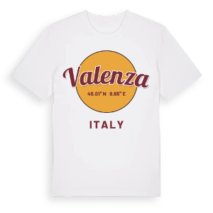 Valenza cirkel t-shirt – ekologisk bomull t-shirt från Pinshirt