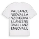 Vallanzengo ordlek t-shirt