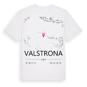 Valstrona karta t-shirt – ekologisk bomull t-shirt från Pinshirt