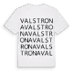 Valstrona ordlek t-shirt