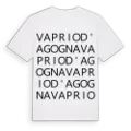 Vaprio d'Agogna ordlek t-shirt