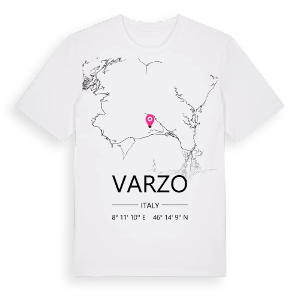 Varzo karta t-shirt – ekologisk bomull t-shirt från Pinshirt