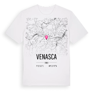 Venasca karta t-shirt – ekologisk bomull t-shirt från Pinshirt
