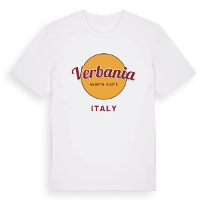 Verbania cirkel t-shirt – ekologisk bomull t-shirt från Pinshirt