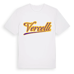 Vercelli baseball t-shirt – ekologisk bomull t-shirt från Pinshirt