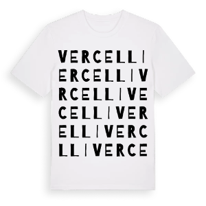 Vercelli ordlek t-shirt – ekologisk bomull t-shirt från Pinshirt
