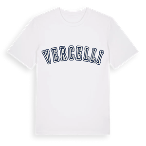Vercelli college t-shirt – ekologisk bomull t-shirt från Pinshirt