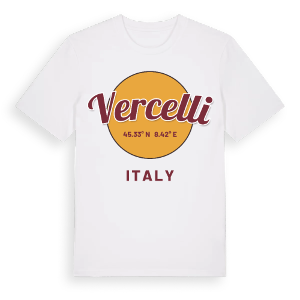 Vercelli cirkel t-shirt – ekologisk bomull t-shirt från Pinshirt