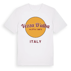 Vezza d'Alba cirkel t-shirt – ekologisk bomull t-shirt från Pinshirt