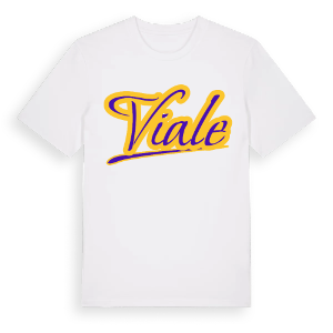 Viale baseball t-shirt – ekologisk bomull t-shirt från Pinshirt