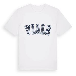 Viale college t-shirt – ekologisk bomull t-shirt från Pinshirt