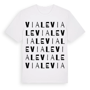 Viale ordlek t-shirt – ekologisk bomull t-shirt från Pinshirt