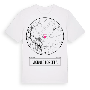 Vignole Borbera t-shirt – ekologisk bomull t-shirt från Pinshirt