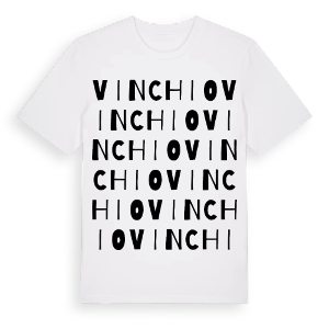 Vinchio ordlek t-shirt – ekologisk bomull t-shirt från Pinshirt