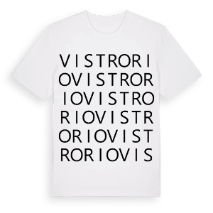 Vistrorio ordlek t-shirt – ekologisk bomull t-shirt från Pinshirt
