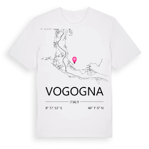 Vogogna karta t-shirt – ekologisk bomull t-shirt från Pinshirt
