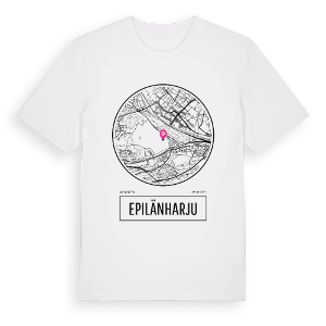 Epilänharju t-shirt – ekologisk bomull t-shirt från Pinshirt
