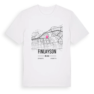 Finlayson karta t-shirt – ekologisk bomull t-shirt från Pinshirt
