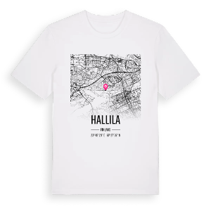 Hallila karta t-shirt – ekologisk bomull t-shirt från Pinshirt