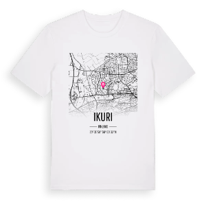 Ikuri karta t-shirt – ekologisk bomull t-shirt från Pinshirt