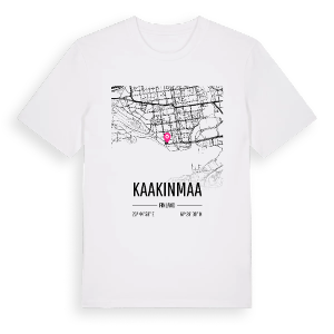 Kaakinmaa karta t-shirt – ekologisk bomull t-shirt från Pinshirt