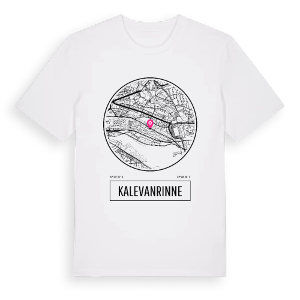Kalevanrinne t-shirt – ekologisk bomull t-shirt från Pinshirt